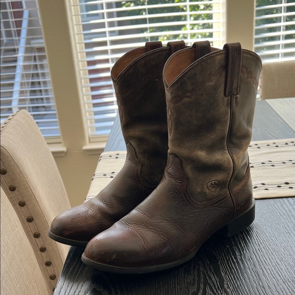 Ariat Brown Leather Men's Boots - Picture 4 of 8